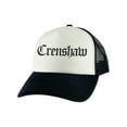 thumbnail image 1 of Gravity Threads Crenshaw Old English Trucker Hat - Black/White, 1 of 2