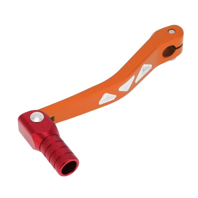 Palanca de cambio de motocicleta plegable para Yamaha TTR 50cc, aleación de aluminio, palanca de cambio naranja cabeza roja
