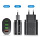 thumbnail image 3 of Dispositivo De Carga Rápida Cargador Usb Con 4 Puertos Usb Adaptador De Corriente Portátil 48W/5V/3A Qc3.0 Serendint EL016369-03, 3 of 5