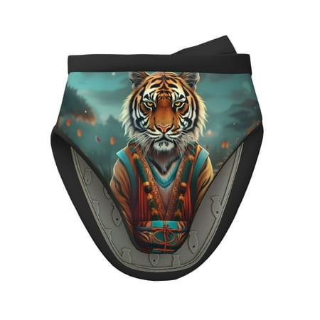 

Qekee Pond Meditating Tiger Print Non-Slip Mini Oven Mitt Silicone Oven Mitts Heat Resistant Kitchen Mittens Pinch Mitts Cooking Mitts