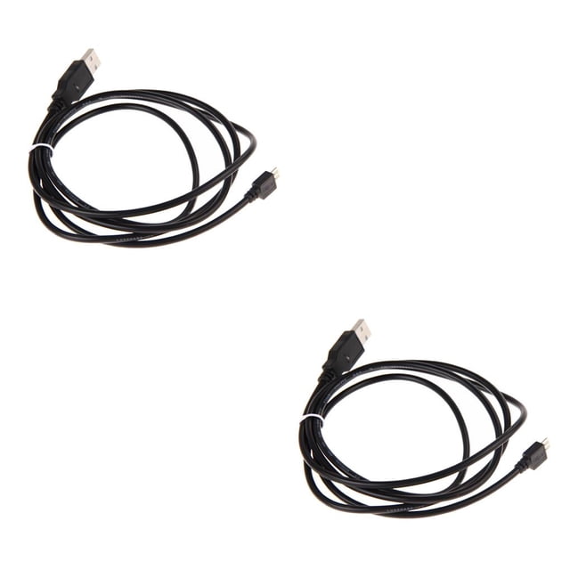 Methold Cable de carga negro de 1,5 metros reemplazo de cable de puerto Micro USB para controlador de juego 4 Negro 1.5 m 2piezas