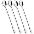 thumbnail image 1 of 9-Inch Long Handle Iced Tea Spoon, Coffee Spoon, Ice Cream Spoon, Stainless Steel Cocktail Stirring Spoons, Set of 4, 1 of 5