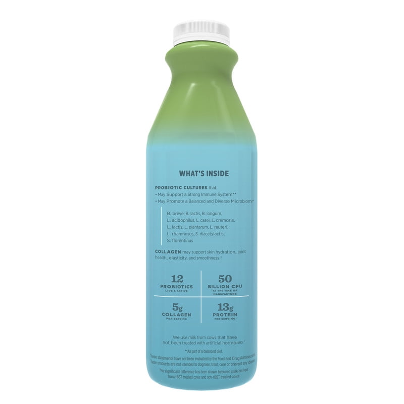Lifeway Low Fat Probiotic Plus Collagen Matcha Smoothie, 32 fl oz