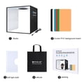 thumbnail image 4 of TopLLC Folding Photo Studio Lamp Portable Photo Shooting Tents 30cm Light Box With 6 Backdrops Small Items Product Photography, 4 of 9