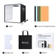 thumbnail image 4 of Lámpara fotográfica plegable para cámara digital, carpas portátiles para sesiones de fotos, caja de luz de 30 cm con 6 fondos, artículos pequeños, escenario de sonido para fotografía de productos, 4 of 9
