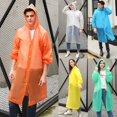 thumbnail image 2 of Veste Imperméable UK en PVC Transparent Imperméable Manteau de Pluie Poncho à Capuche Imperméable Unisexe, 2 of 5