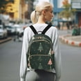 thumbnail image 7 of FORMRS Mini Backpack Purse for Women Travel Daypack Casual Shoulder Bag, Green Christmas Trees, 7 of 7