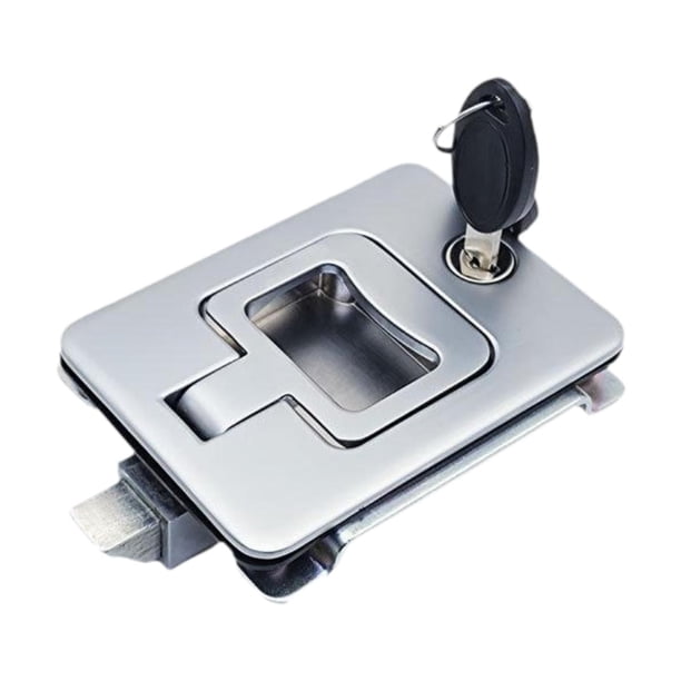 Pestillo de puerta de RV genérico Cerradura de puerta de universal para autobús, , remolque Plata