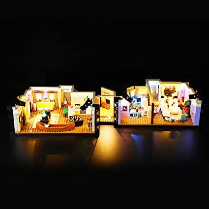 Light Set Compatible with Lego 10292 Creator Expert The Friends Apartments Building Blocks Model - Not Included in Model