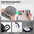 thumbnail image 4 of Gorro LED Biuonk recargable por USB unisex, 4 of 6