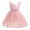 Pink, variant on Flower Girl Satin Dress Sequins Sleeveless Princess Tulle Dresses with Bowknot for Wedding Birthday Party 2-10Y