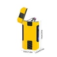 thumbnail image 3 of Electric Lighters Rechargeable Igniter Electronic Charging Model Lighter Ignition Thin Charging Lighter Windproof Cigarettes Lighter Mini Pocket Portable Type C Charging, 3 of 6