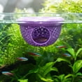 thumbnail image 4 of Aquarium Floating Cave & Feeding Ring 2-in-1 | Breeding Shelter for Cichlid, Betta & Shrimp Tank Decor, Mesh Hollow Hiding Cave, Adjustable Fish Tank Ornament, 4 of 6