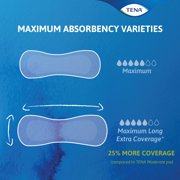 TENA Intimates Bladder Control Pad, Maximum, 15-inch, Heavy Absorbency, 39 Count, 3 Packs, 117 Total