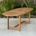 thumbnail image 4 of Amazonia Kinston 7 Pieces Rectangular Outdoor Dining Set Eucalyptus Wood, Khaki Chairs, Seating Capacity: 6, 4 of 12