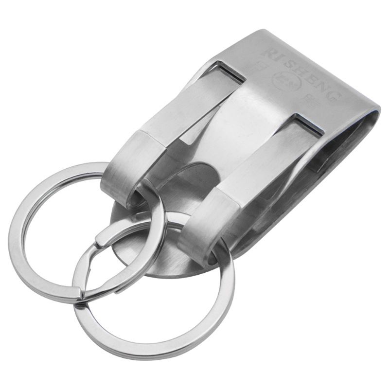 YEUHTLL Stainless Steel Keyring Security Clip On Heavy Duty Belt Key