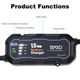 thumbnail image 3 of 1.5A Motorcycle Battery LED Panel Smart Battery Charging Tool Maintainer for Car Maintenance Charging, 3 of 7