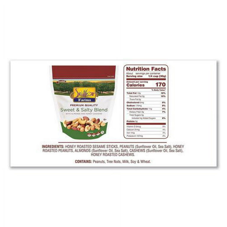 Sweet and Salty Blend, 4 oz Bag, 10/Carton Sweet and Salty Blend, 4 oz Bag, 10/Carton