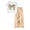 Beige, variant on Two Piece Sets for Girls, Girls Clothing, Bow Printed Short Sleeve T-Shirt and Cargo Pants Outfits,Pink,9 Years