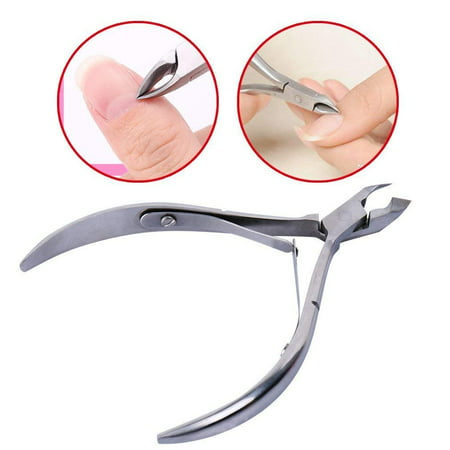 CLAVUZ Professional HAND-MADE ​Cuticle Nipper 1/2 Jaw Double Spring Stainless Steel Toe Nail Cutter To Beautify Your (Best Professional Cuticle Nippers)