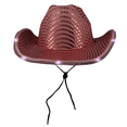 thumbnail image 3 of Light up LED Flashing Sequin Cowboy Hat (Pink) – Sparkly Glitter Cowgirl Hat for Disco, Birthday, Party by PartyGlowz, 3 of 7