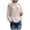 Khaki, variant on Women's Oversized Turtleneck Sweaters Fall Batwing Sleeve Ribbed Tunic Sweater Mock Neck Sweater Women Pink,S