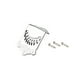 thumbnail image 1 of Greeniant Acordes Pull Plate Pulido Guitarras Sintonizador Smooth Tailpiece Instrumento musical Accesorios con reemplazo de tornillo Accesorios para instrumentos musicales, 1 of 6