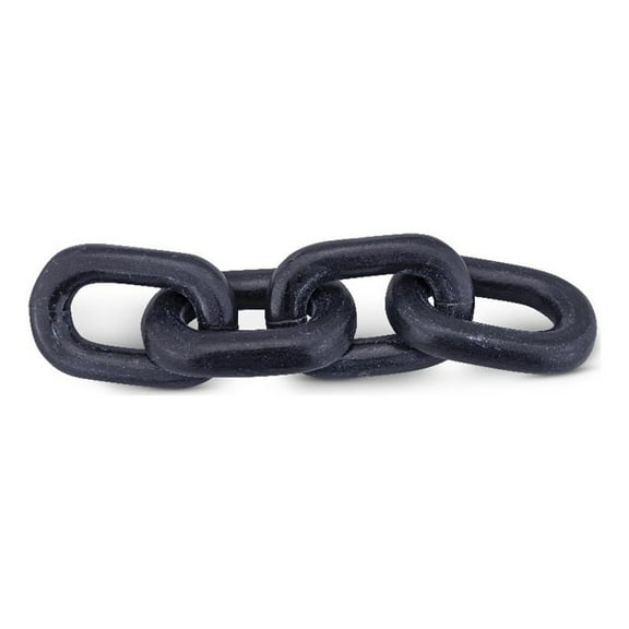 Meridina Furniture Lynx Black Marble Decorative Chain Links