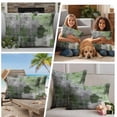 thumbnail image 4 of Sage Green Grey Outdoor Pillow Covers 20x20 Set of 2,Waterproof Patio Throw Pillowcase Protectors,Modern Oil Painted Abstract Art Aesthetics Decorative Pillow Shams Cushion Covers for Seat Bed Couch, 4 of 8