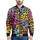 thumbnail image 4 of Chaqueta con estampado de cebra abstracto en 3D, ropa para hombre, sudadera con estampado de flores, chaquetas bomber informales con cremallera para mujer, ropa de calle, abrigo, 4 of 4