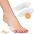 thumbnail image 2 of Tailors - Tailor Bunion Relief Soft Silicone Bunionette Corrector Splint Gel Guard Shields Bunion Pads - Tailor's Bunion Cushion Pain Relief - Protects the Pinky Toe by Alayna (1 Pair, 2 of 5
