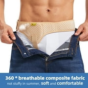 Tenbon Inguinal Hernia Belt Truss for Men and Women Left or Right Side Support with Compression Pads