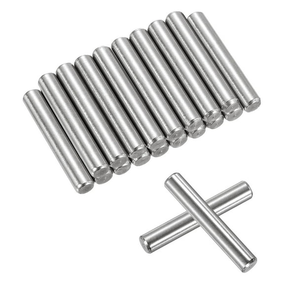 Uxcell 50 Pcs 5mm x 30mm Shelf Pins, Shelf Pegs Shelf Dowel Pins, Adjustable Shelf Support Pins Fasten Elements Stainless Steel Silver(0.19 x 1.18 inch)