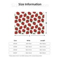 thumbnail image 5 of Rateoe Hand Drawn Strawberry Pattern Flannel Throw Blanket, Ultra-soft Blanket for Bed, Couch, Car, Hypoallergenic Anti-pilling blanket-60"x50"(Horizontal), 5 of 6