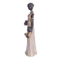 thumbnail image 3 of Madre africana e hijo estatuilla escultura artesanía adornos decoración figuras estatua para estante, mesa, oficina, hogar Soledad mami hijo estatuilla, 3 of 10