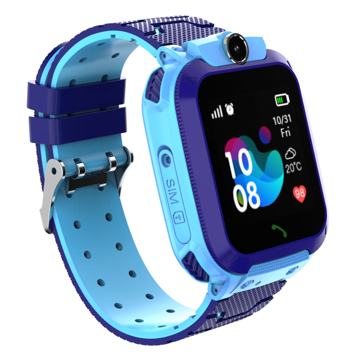 Zelden modder Onderwijs iMounTEK Kids Smart Watch GPS Tracker Smartwatch 1.44 Inch Touch Screen  IP67 Waterproof Wrist Watch with Camera SOS Two-Way Call Alarm for Boys  Girls - Walmart.com