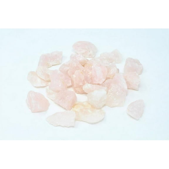 Rough Raw Rose Quartz Crystals Stones from Madagascar- High Grade A Quality - Healing Crystals - 4 oz, 8 oz, 1 lb, 2 lb, 5 lb Bulk Lot