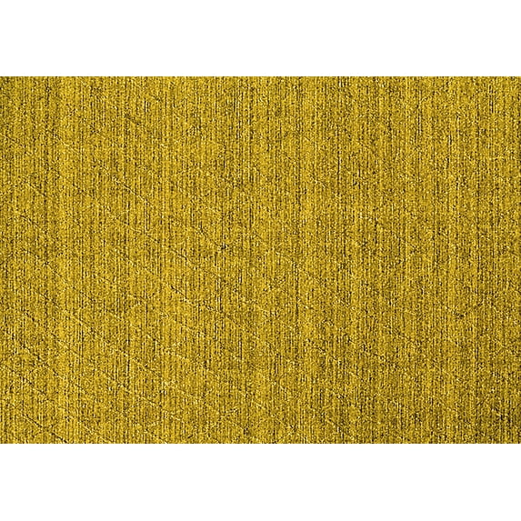 Ahgly Company Indoor Rectangle Oriental Yellow Industrial Area Rugs, 5' x 8'