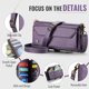 thumbnail image 5 of funda billetera para Samsung Galaxy A32 con Protección RFID, Ranuras para tarjetas, Pata de Cabra, Correa Desmontable-Funda para teléfono tipo Bandolera con Tapa de Cuero PU a prueba, 5 of 9