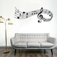 thumbnail image 3 of Pegatinas de pared Yashi notas musicales vinilos decorativos para dormitorio, 3 of 5