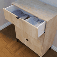 thumbnail image 6 of Falkk Furniture - Minimalist 4-Drawer Dresser - Natural Wood, 6 of 8