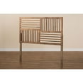 thumbnail image 4 of Baxton Studio Adler Modern and Contemporary Transitional Ash Walnut Finished Wood Queen Size Headboard,Wholesale, 4 of 7