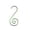 Green, variant on 20 Pcs 2 inches Spiral S Shaped Christmas Hooks Festive Tree Decorative Hanging Hooks For Christmas Stocking Ball Wreath Ornament Household Holiday Party Scene Layout Garland Suspension Accessory