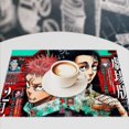 thumbnail image 6 of Jujutsu Kaisen Placemats for Dining Table Set of 4, Decorative Place Mats for Kitchen Table Heat Insulation Stain Resistant Table Mats 12 X 18 Inch, 6 of 8