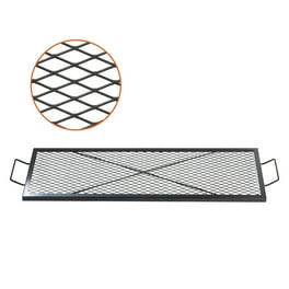 Grille De Camp Pliable – Acier 24x16 Pouces, Pour Feu De Camp, Portable