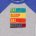 thumbnail image 4 of Inktastic Skiing Eat Sleep Ski Repeat Boys or Girls Baby Bodysuit, 4 of 5