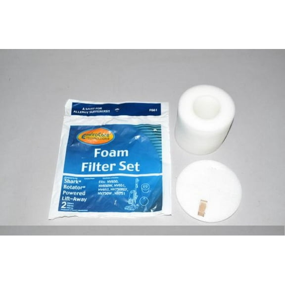 Shark NV650,651,652,750,751 Filter Set Shark Vacuum Cleaner XFF650, F661