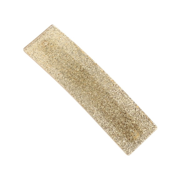 Vocoste 1 Pc Grace Square Hair Clips Hairdo Clip for Women 3.46"x0.94"x0.71" Gold Tone