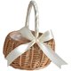 thumbnail image 1 of wonima44 Woven Flower Basket Flower Girl Basket Wicker Basket Candy Gift Basket for Wedding Birthday Party Favor - Size S, 1 of 1