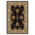 thumbnail image 2 of Radici Usa Noble Area Rug 1330 Black European Bordered 7' 9" x 9' 6" Rectangle, 2 of 2